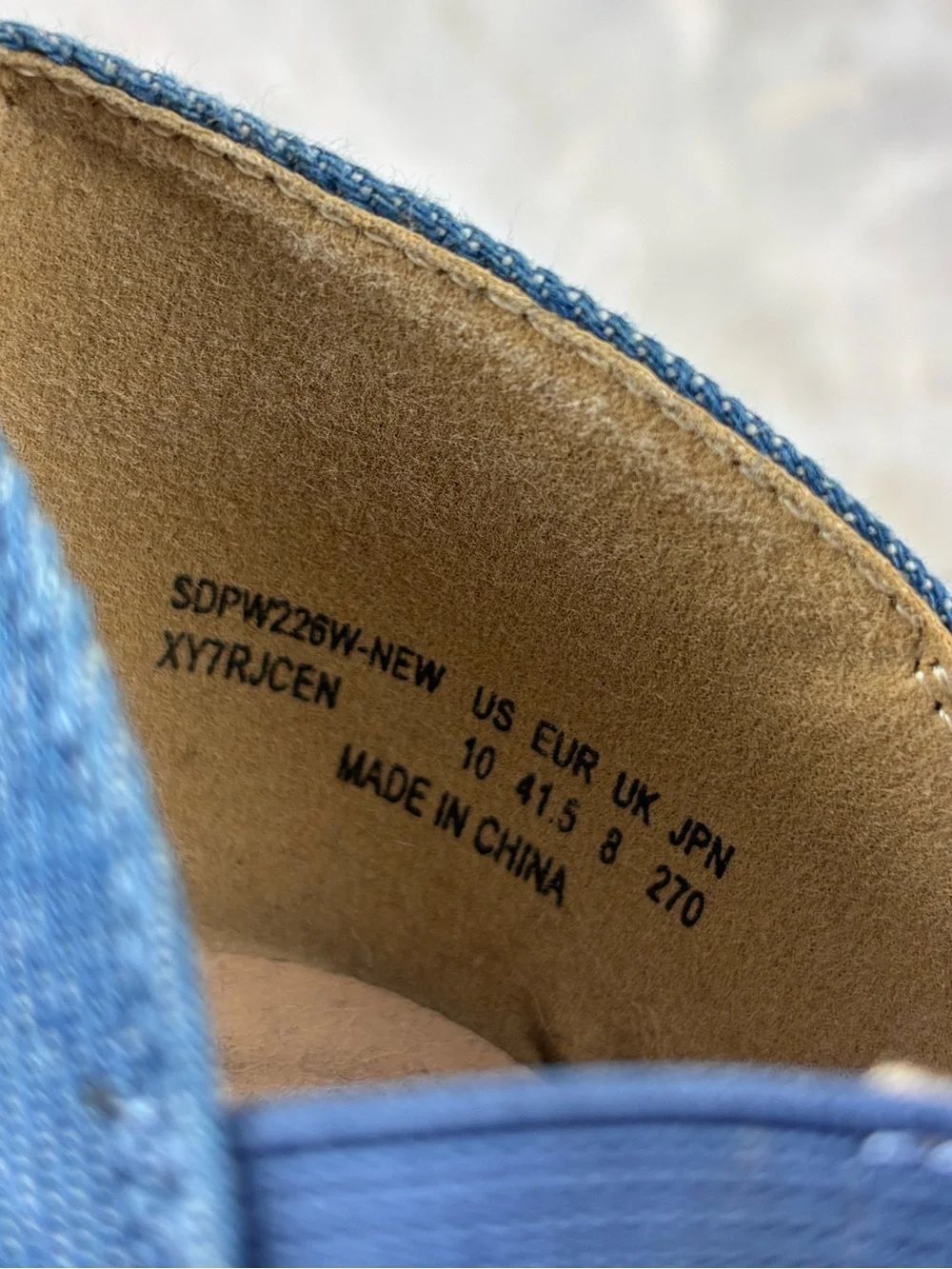 Dream Pairs Denim Blue Espadrille Wedge Sandals Women’s 10 Summer